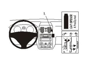 Brodit ProClip rögzítőkonzol a Hyundai Getz 06-10