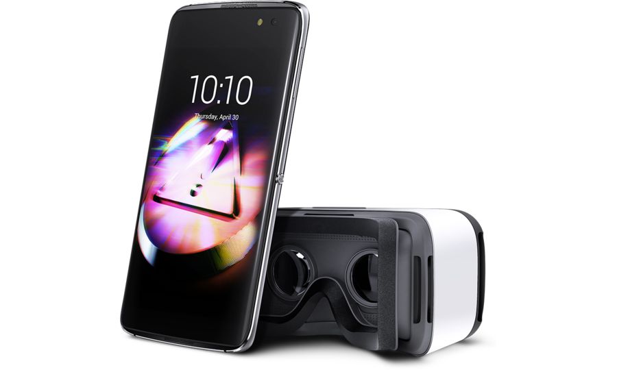 ALCATEL IDOL 4 6055K + VR BOX, szary