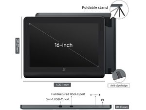 XPPen Artist 16 Pro (2nd Gen) + RC