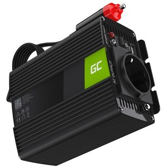 Green Cell Power Inverter 12V-tól 230V-ig, 150W/300W, módosított szinuszos, 12V-os, 230V-os, 150W/300W-os, módosított szinuszos