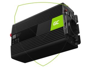Green Cell Power Inverter 12V bis 230V, 1000W/2000W, modifizierte Sinuskurve