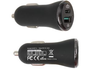 Încărcător auto Brodit ModTek cu încărcare rapidă PD și QC3.0, 18W