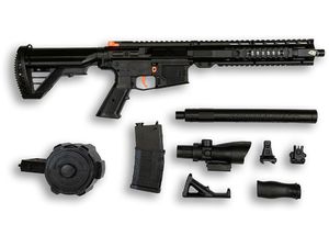 Sunny Blaster M4A1, pușcă de asalt BB cu gel de apă și accesorii, negru