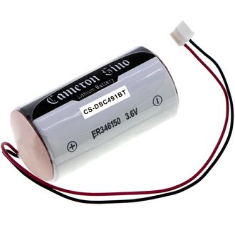 Akkumulátor DSC WT4911B, WT4911R vezeték nélküli kültéri szirénához és másokhoz, 14500 mAh, Li-MnO2