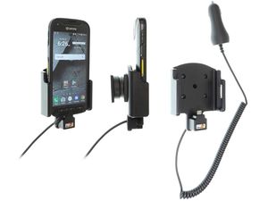 Brodit държач за кола за Kyocera Duraforce Pro2 с цигарена запалка/USB зареждане