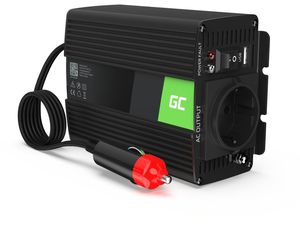 Green Cell Power Inverter 12V és 230V között, 150W/300W, tiszta szinusz hullámmal