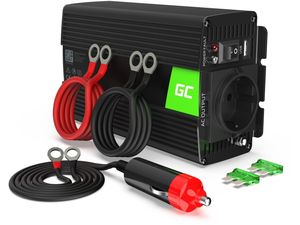 Green Cell Конвертор на напрежение от 24V до 230V, 300W/600W, чиста синусоидална вълна