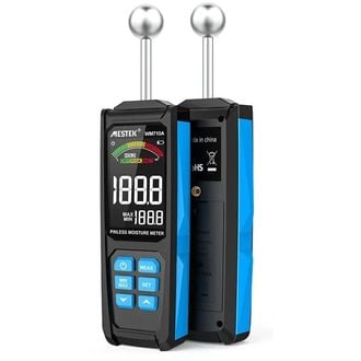 Mestek WM710A цифров влагомер за материали и дърво със сфероид, LCD дисплей