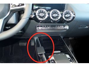 Brodit ProClip montážní konzole pro Mercedes Benz B-Class 19-24 (jen automat), na střed vlevo dolů