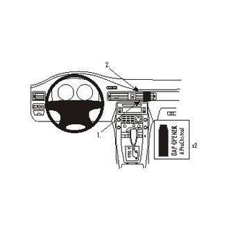 Brodit ProClip montážní konzole pro Volvo S80 07-11, V70 II 08-11, XC70 08-11, na střed