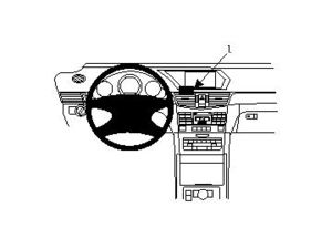Brodit ProClip Mercedes Benz E-Klasse E (Klasse-200) 430-Limousine 09-13, Kombi 10