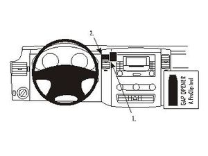Brodit ProClip pro Mercedes Benz Sprinter 07-18/Volkswagen Crafter 07-16, na střed nad mřížku