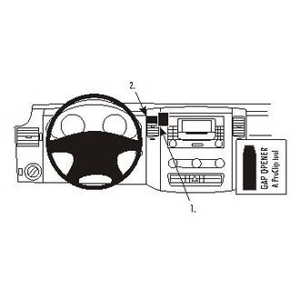 Brodit ProClip pro Mercedes Benz Sprinter 07-18/Volkswagen Crafter 07-16, na střed nad mřížku