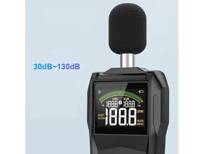 Mestek SL720B SMART digitální hlukoměr s barevným LCD displejem, mobilní aplikace