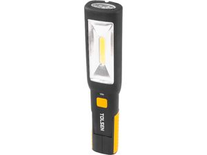 TOLSEN Lampă de lucru magnetică LED, 3w, reîncărcabilă prin USB, 2Ah