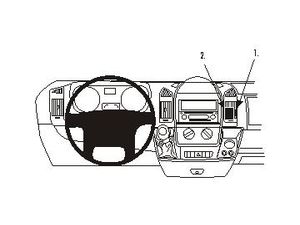 Brodit ProClip pro Citroen Jumper/Fiat Ducato/Peugeot Boxer 07-14, na střed vpravo
