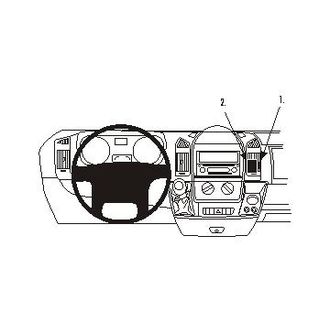 Brodit ProClip pro Citroen Jumper/Fiat Ducato/Peugeot Boxer 07-14, na střed vpravo