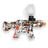Sunny Blaster M416, mini karabin szturmowy BB na żel wodny z akcesoriami, czerwony