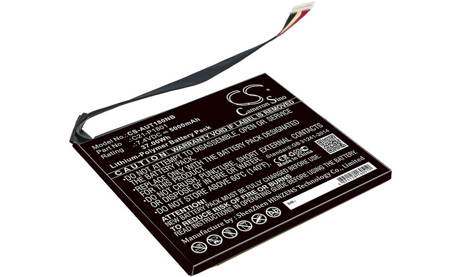 Батерия за Asus Ap180c, P18y23 и други, 5000 mAh, Li-Ion