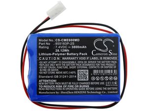 Baterie pentru CONTEC ECG-600G, 3800 mAh, Li-Pol
