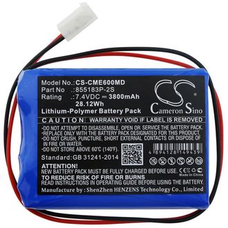 Baterie pentru CONTEC ECG-600G, 3800 mAh, Li-Pol