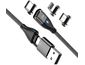 Cablu magnetic 6in1, Power Delivery, 100W (20V/5A), 1,8m