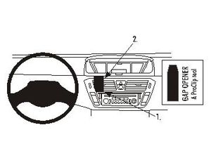 Brodit ProClip tartókonzol Citroen C4 Picasso 07-13