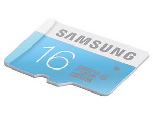 Samsung Speicherkarte MB-MS16DA 16GB Class 6 microSDHC + SDHC Adapter