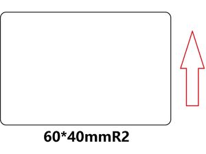 Etichetă termică Niimbot 60x40 mm, albă, 690 buc per rolă, pentru K2/K3