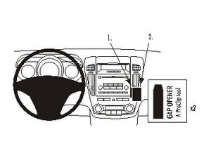 Brodit ProClip rögzítő konzol a Kia cee´d 07-09