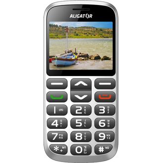 Aligator A870 Senior + töltőállvány, ezüst