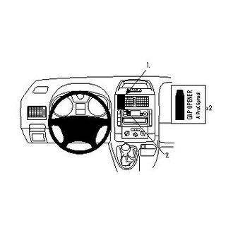 Brodit ProClip Citroen Jumpy II/Fiat Scudo/Peugeot Expert 07-16/Toyota ProAce 13-16, за център