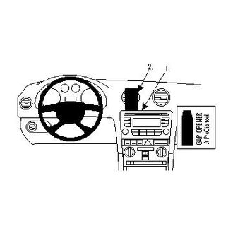 Brodit ProClip montážní konzole pro Audi A3 07-12/Audi S3 07-13, na střed