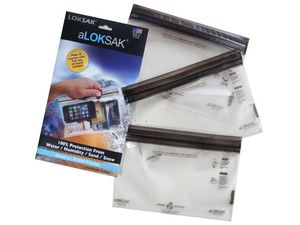 aLOKSAK wasserdichte Tasche für Handys (11,2 x 18,4 cm) - 3 Stück im Pack