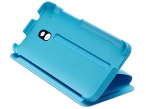 HTC Flip Case mit Ständer Double Dip Flip HC V851 für HTC One mini, blau