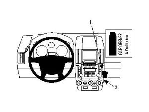 Brodit ProClip rögzítőkonzol Land Rover Freelander 2 07-13, LR2 05-15, jobbközépen