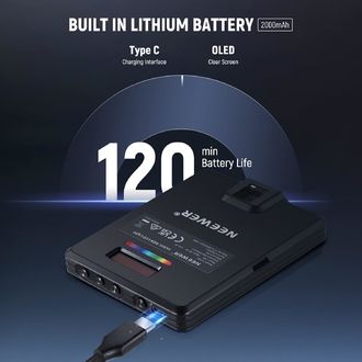 Neewer VL66C mini-lumină foto permanentă, 60 de LED-uri RGB ultra-luminoase, 4W