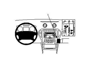 Brodit ProClip tartókonzol Ford Mondeo 08-14