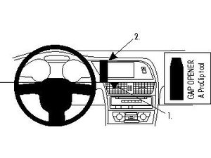 Brodit Монтажна скоба ProClip за Audi A4 Avant 08-09, A5 07-09, S5 07-09, S4 Sedan 08-09, за център