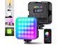 Neewer RGB62 mini-lumină foto permanentă, 61 de LED-uri RGB ultra-luminoase, 6W