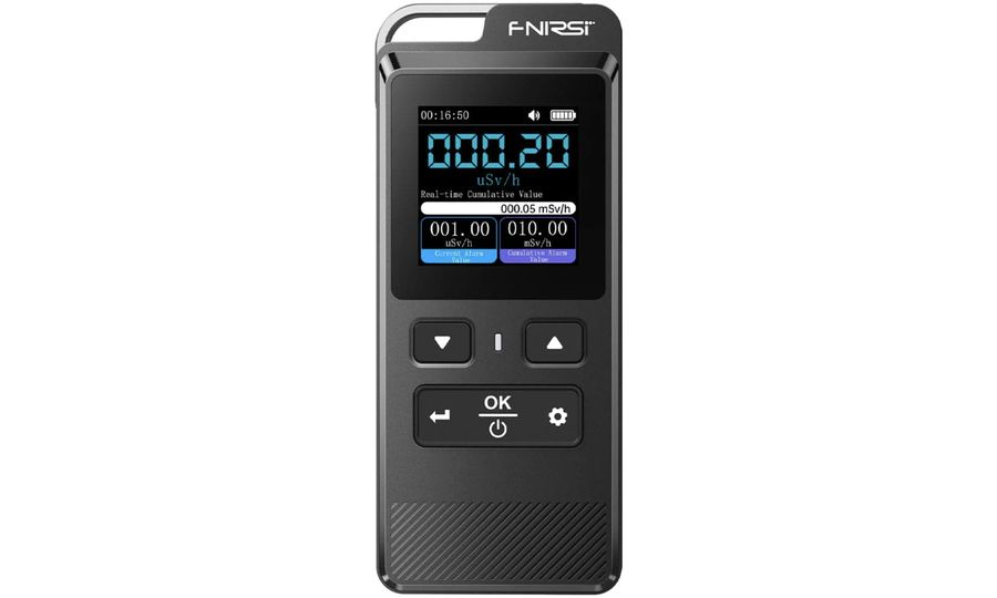 FNIRSI GC-02 Detector de radiații, dozimetru cu afișaj digital