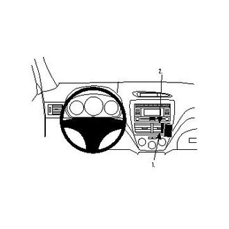 Brodit ProClip montážní konzole na Subaru Forester 08-12/Impreza 08-12, na střed