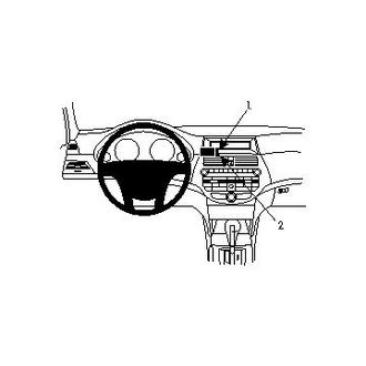 Brodit ProClip montážní konzole pro Honda Accord 08/Accord Crosstour 10-12 (bez navigace), na střed