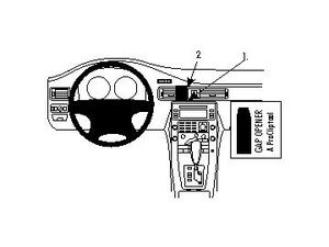 Brodit ProClip pro Volvo S80 07-11/V70 08-11/XC70 08-11 (jen dřevěný dekor), na střed