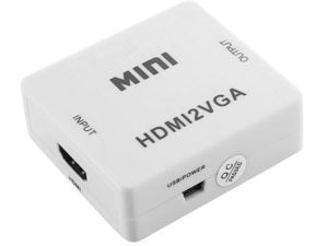 Převodník z HDMI na VGA a audio 3,5 mm, FullHD 1080p