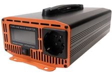 HOULI Power Inverter měnič napětí z 12V na 230V, 1300W/2600W, čistá sinusoida, 1 zásuvka
