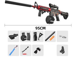 Sunny Blaster M4A1, pistol cu bile cu gel de apă cu accesorii, roșu