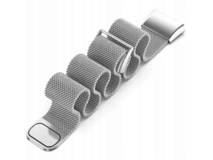 Cureaua Mobilly pentru Xiaomi Band 7 Pro, curea milaneză, argintie