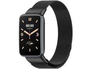 Cureaua Mobilly pentru Xiaomi Band 7 Pro, cursă milaneză, negru
