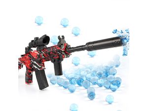 Sunny Blaster M416, pistol cu peleți cu gel de apă cu accesorii, roșu